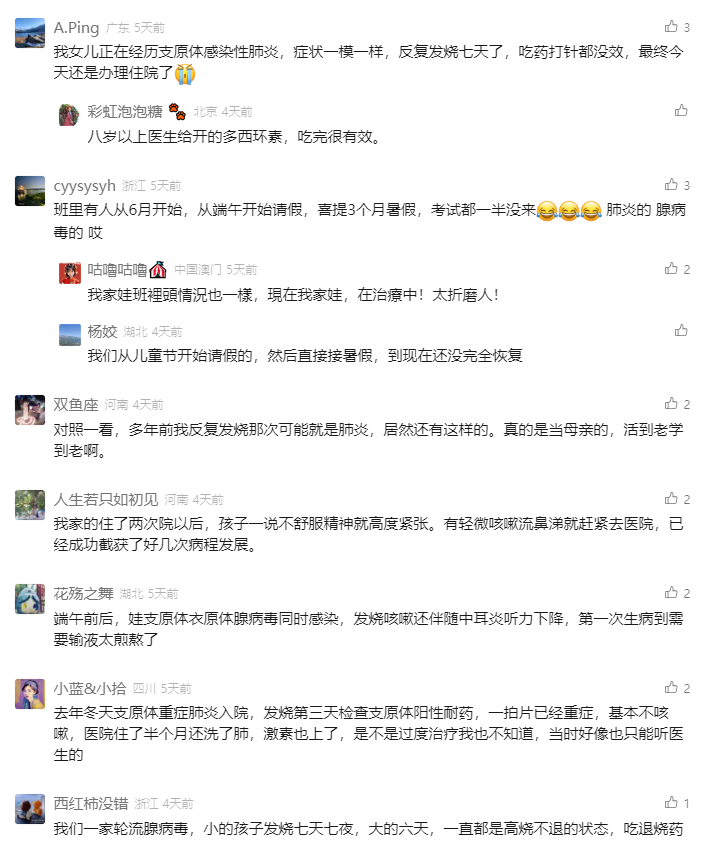 警惕！近期反復咳嗽、發(fā)燒的肺炎，可能是肺炎支原體感染...