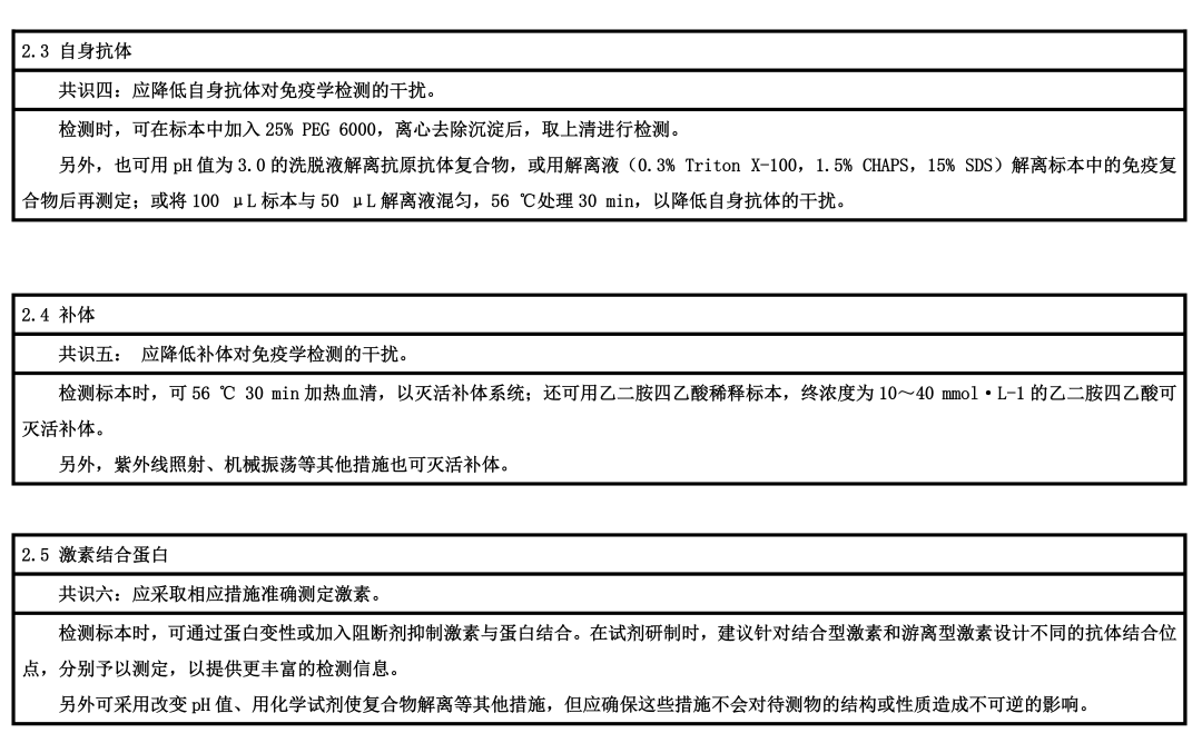 【標(biāo)準(zhǔn)?方案?指南】免疫學(xué)檢測的干擾因素和處理策略專家共識 【標(biāo)準(zhǔn)?方案?指南】免疫學(xué)檢測的干擾因素和處理策略專家共識